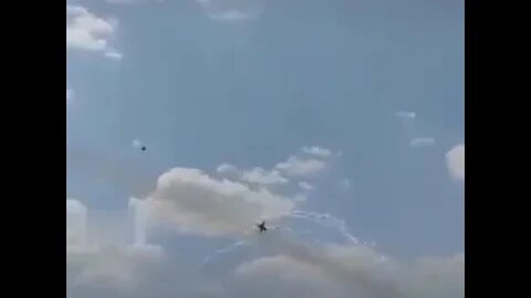 A pair of Su 25 attack aircraft of the Russian Aerospace Forces is working on the AFU positions