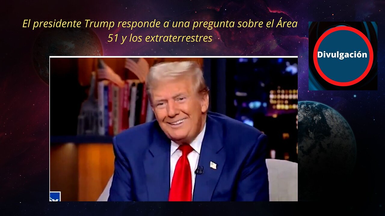 Trump responde a una pregunta sobre el Área 51 y los extraterrestres