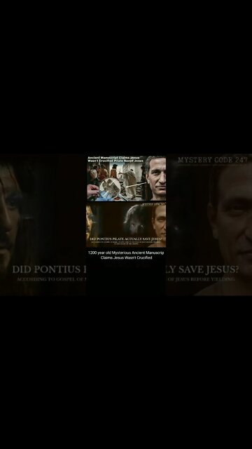 Mysterious Ancient Manuscript Claims Jesus Wasn't Crucified