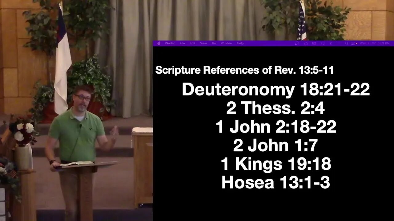 Revelation 13:3,4,5-11 (Bible Study) 7/27/22 PM