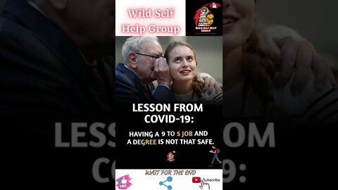 🔥Lesson from COVID 19🔥#shorts🔥#wildselfhelpgroup🔥1 June 2022🔥