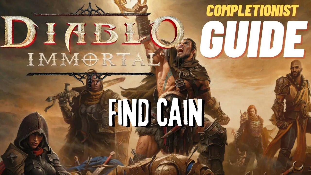 Diablo Immortal Find Cain Quest Guide