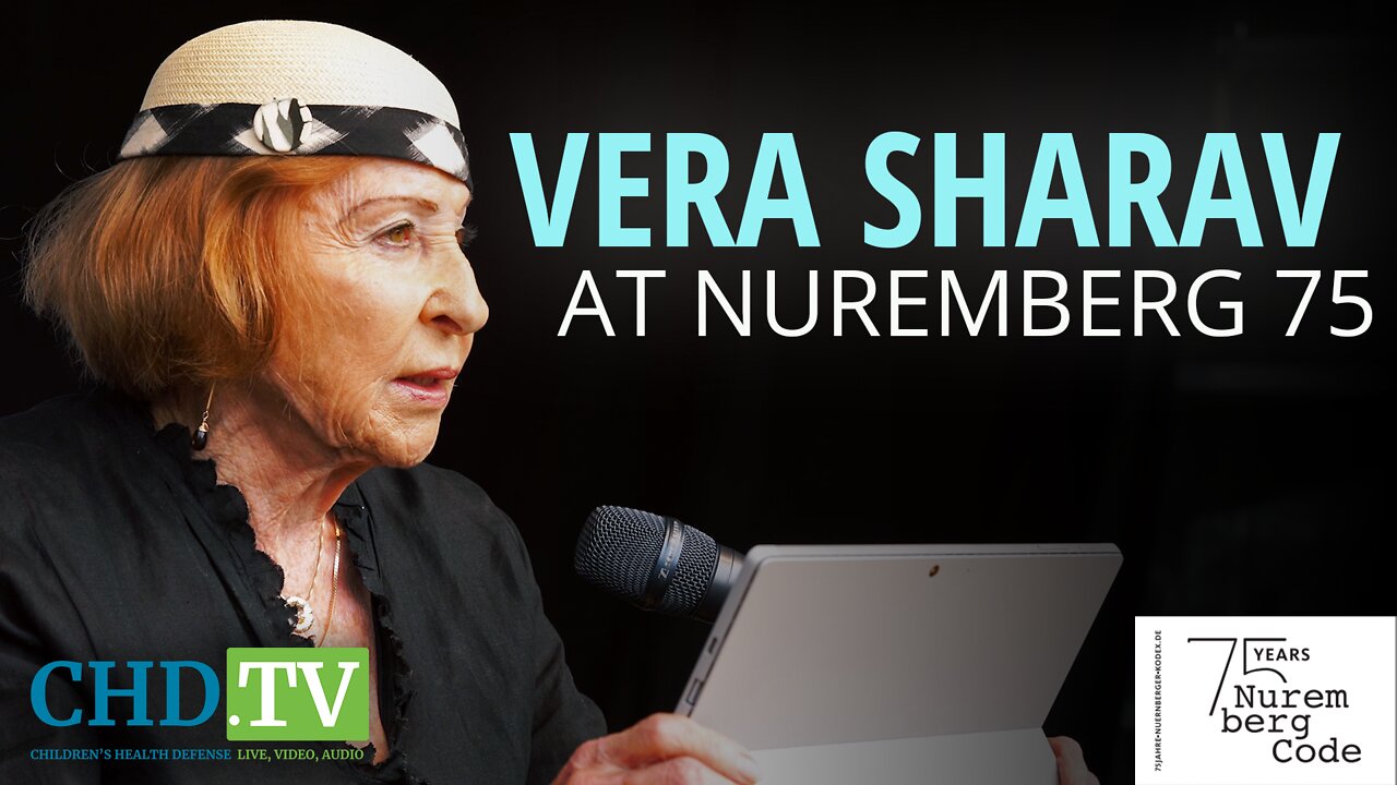 ‘Never Again is Now’ — Holocaust Survivor Vera Sharav Iconic Speech at Nuremberg 75