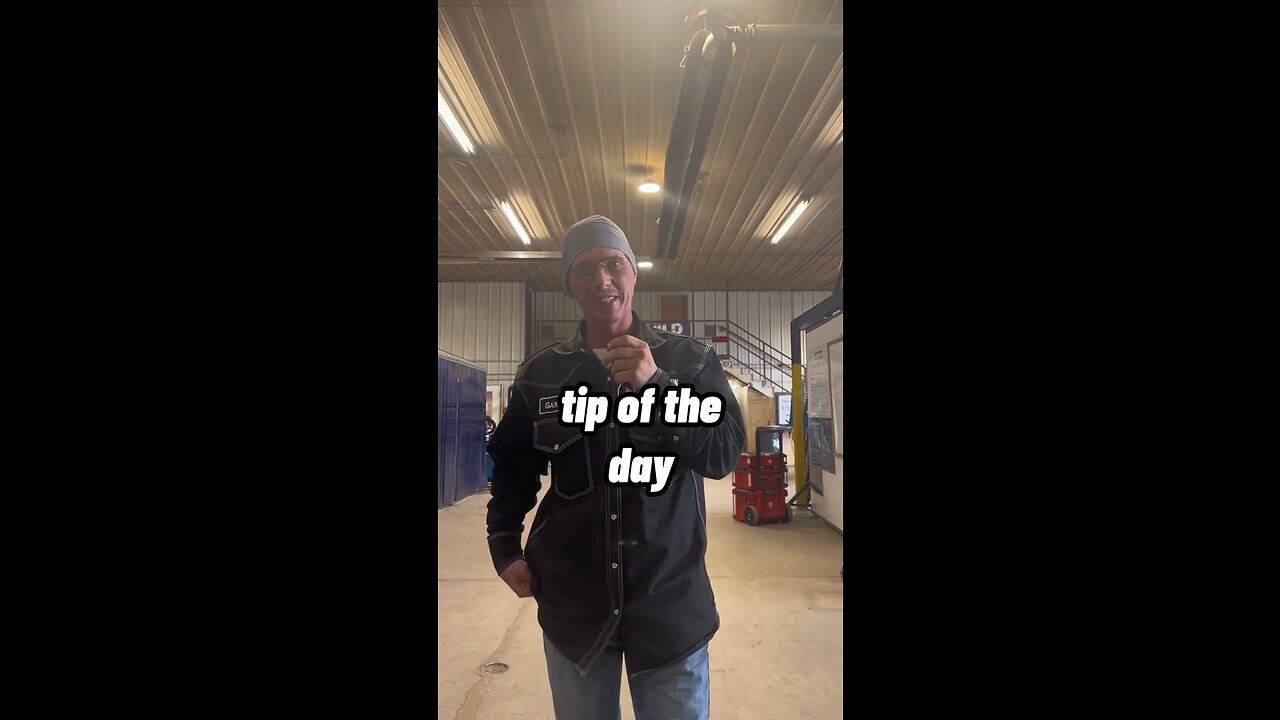Tip of the day from Garret! #tipsandtricks #tipoftheday #welding #stayhydrated