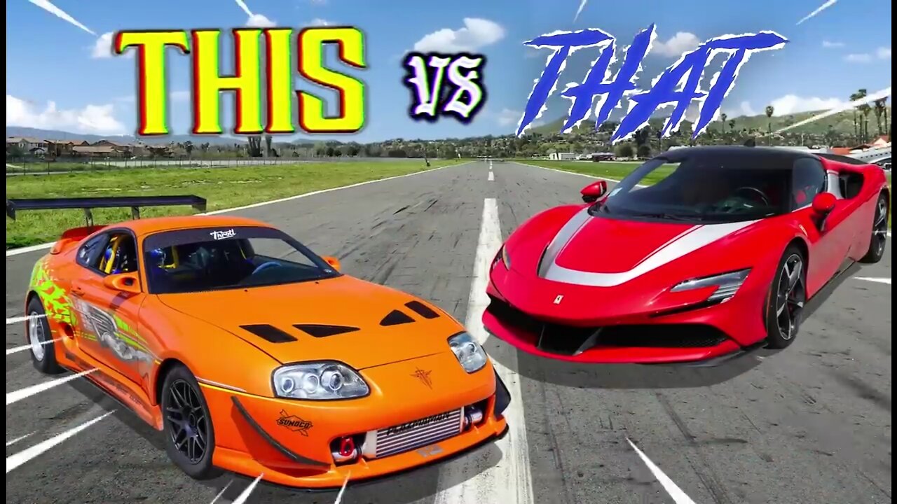 Fast & Furious Tribute Supra vs Ferrari SF90 Stradale