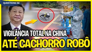 CHINA usa cães robô para vigiar povo em lockdown