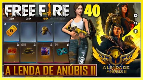 Free Fire | Passe de Outubro de 2020 até 40 Emblemas