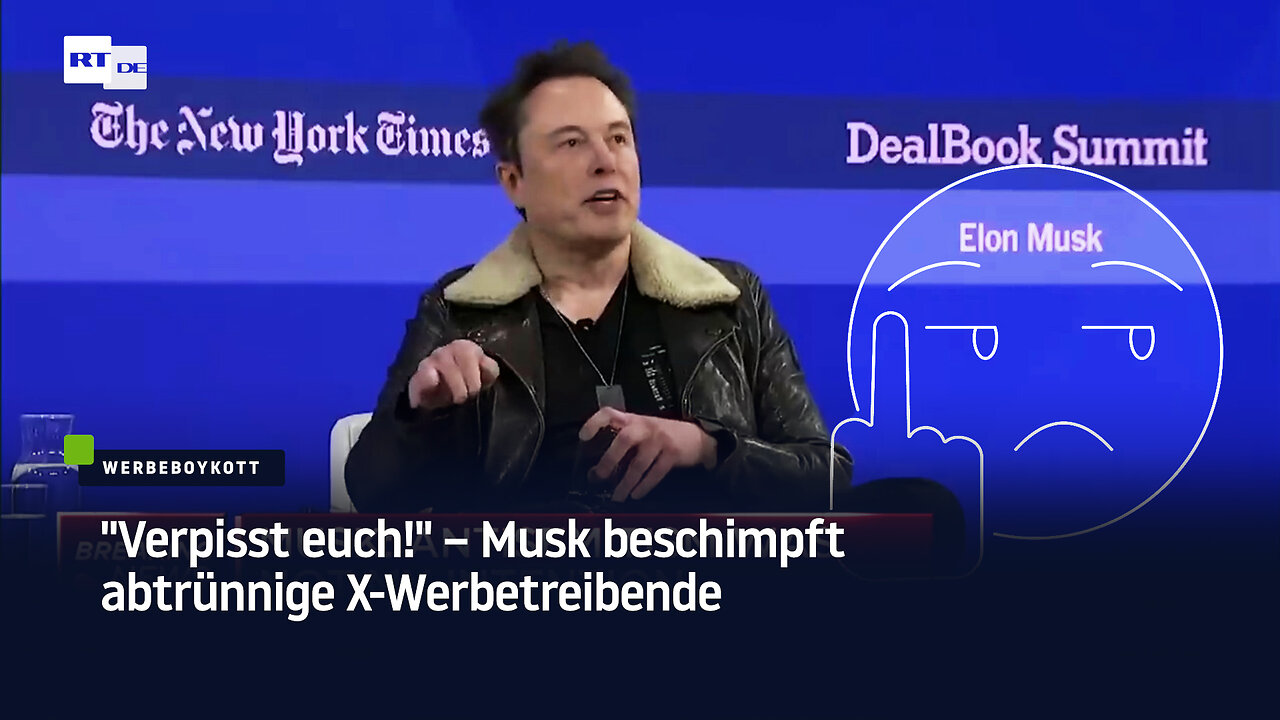 "Verpisst euch!" – Musk beschimpft abtrünnige X-Werbetreibende