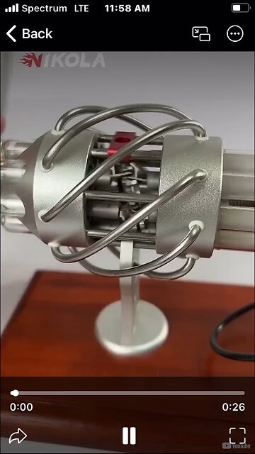 Aircraft model engine.