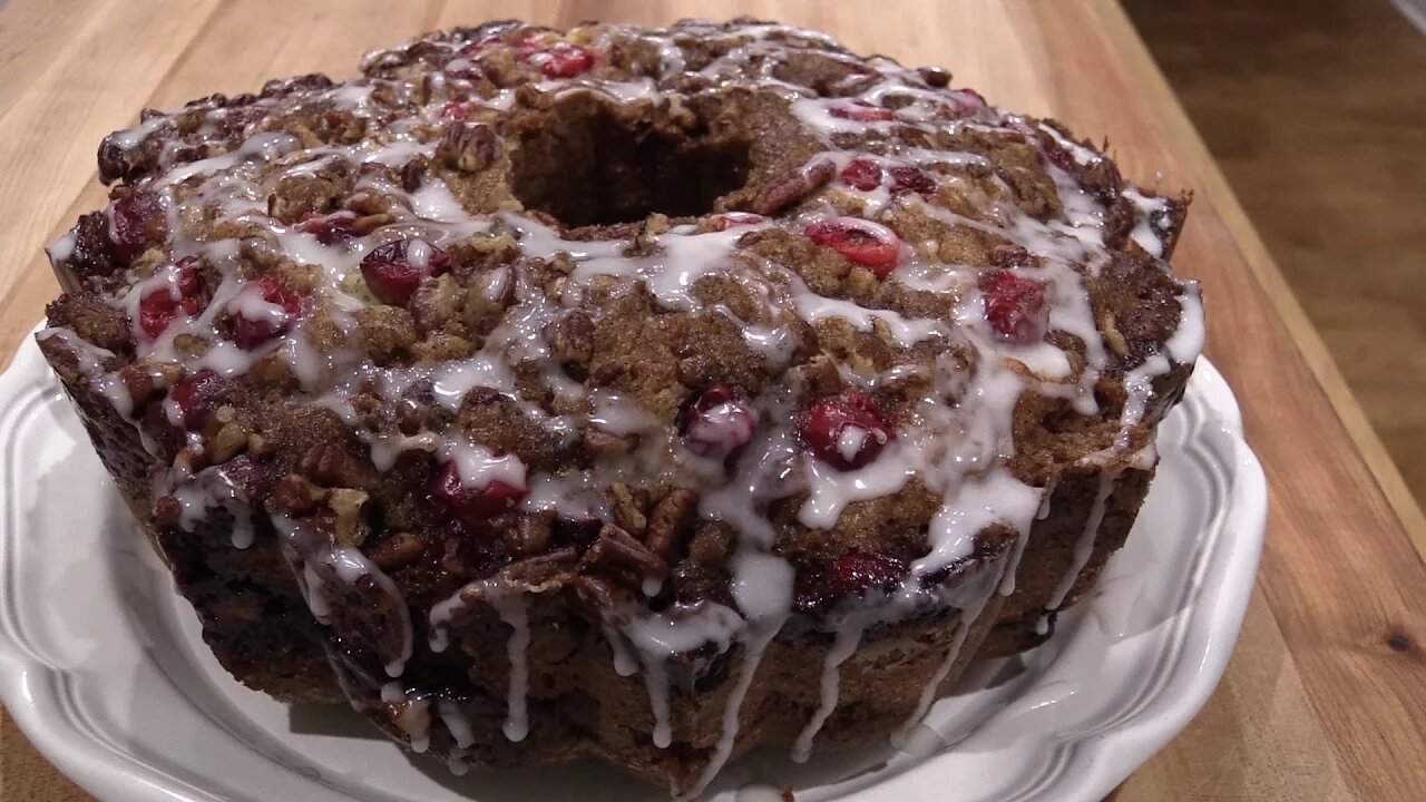 Cranberry-Pecan Coffee Cake Recipe