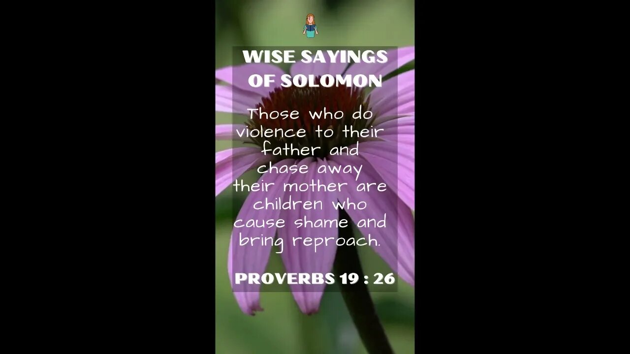 Proverbs 19:26 | NRSV Bible - Wise Sayings of Solomon