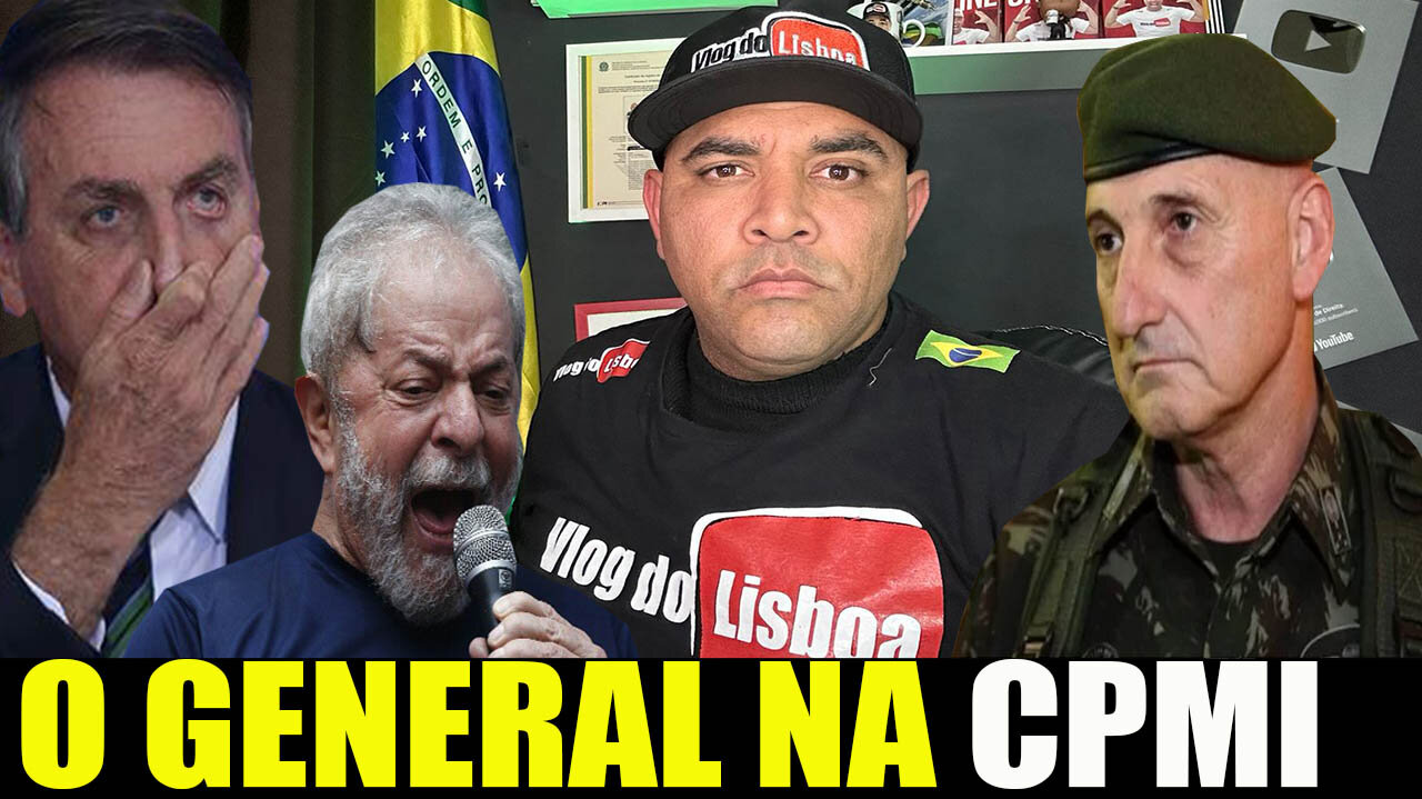 AGORA!! GENERAL GONÇALVES DIAS Amigo de LULA Será OUVIDO Hoje na CPMI do 8 de Janeiro - Pega FOGO