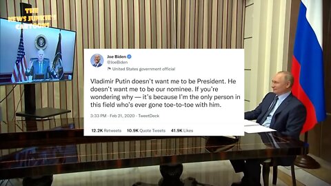 Biden: "Vladimir Putin doesn't want me to be president."
