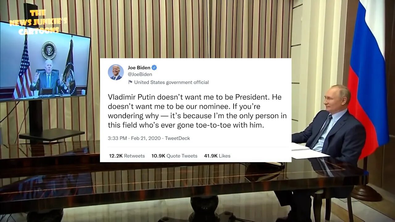 Biden: "Vladimir Putin doesn't want me to be president."