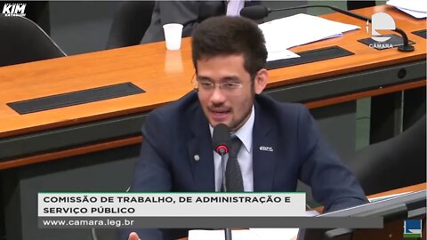 Kim debate com petista sobre ESTABILIDADE DE FUNCIONÁRIOS PÚBLICOS