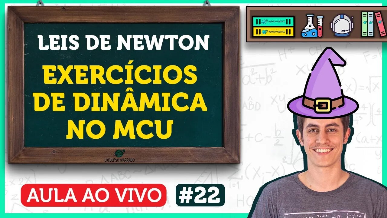 Leis de Newton: Dinâmica no Movimento Circular | Aula de Física: MILITARES | LIVE22