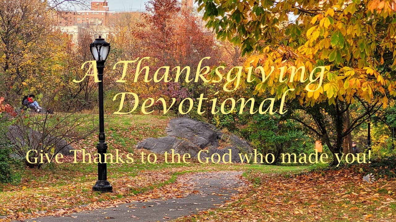 A Thanksgiving Devotional 2023