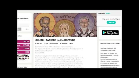 Ephrem The Syrian - Descriptions of a PRE-TRIBULATION Rapture