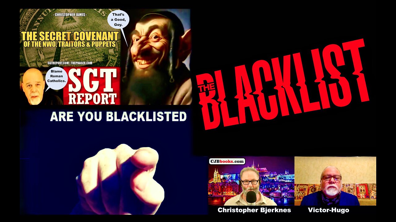 Do SGT Report Alex Jones Blacklist Guests Who Dare To Name The Jew Christopher Bjerknes Victor Hugo