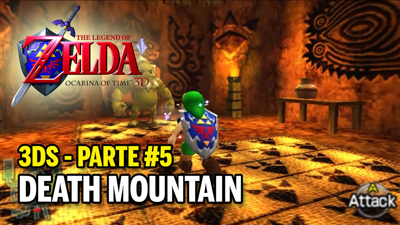 Legend of Zelda: Ocarina of Time (3DS) - Parte 5 - Death Mountain Trail e Goron City