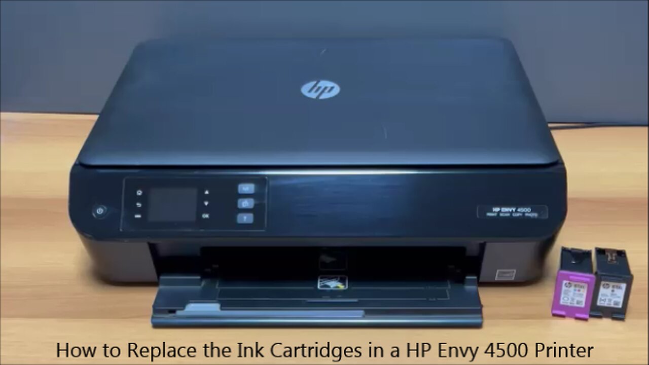 How to Replace the Ink Cartridges in a HP Envy 4500 Printer