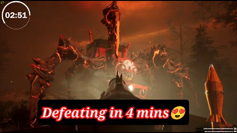 Defeating choo choo Charles in 4 mins 😨😍