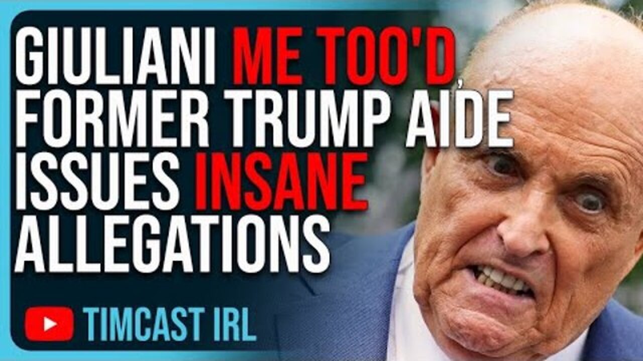 GIULIANI ME TOO'D, FORMER TRUMP AIDE ISSUES INSANE ALLEGATION AGAINST RUDY GIULIANI