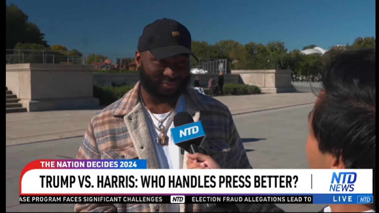 TRUMP VS HARRIS WHO HANDLES PRESS BETTER?