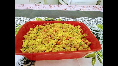 FAROFA WITH CORN FLOUR AND PORK CRACKS