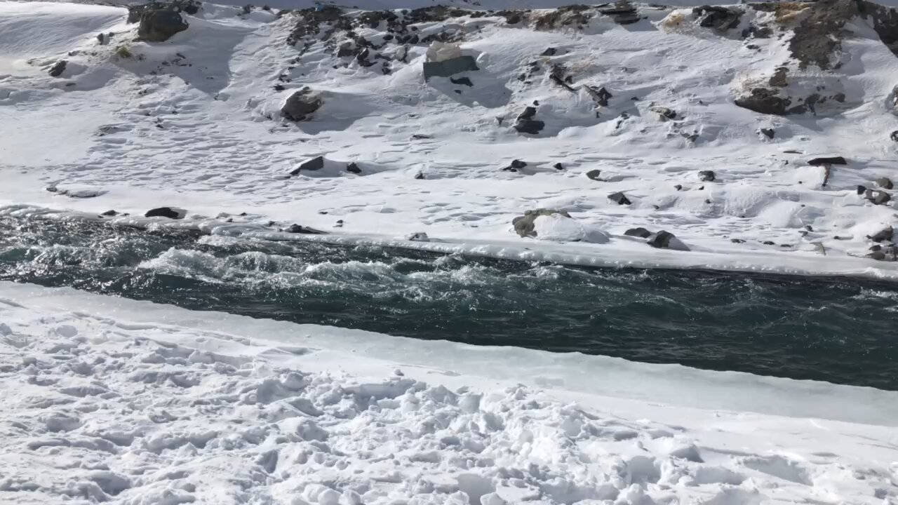 #Frozen River #INDIA #Himanchal