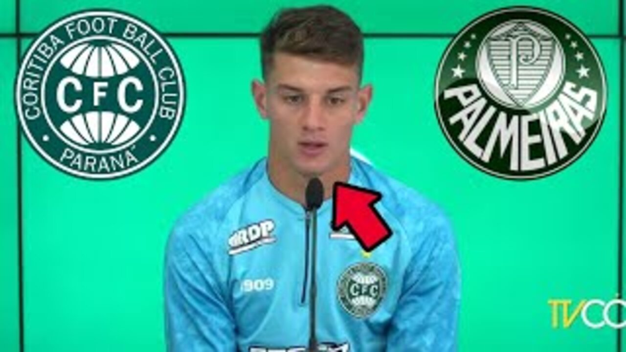 RAPAZ OLHA ISSO! VEJA O QUE NATANAEL DO CORITIBA DISSE ANTES DO JOGO CONTRA PALMEIRAS!