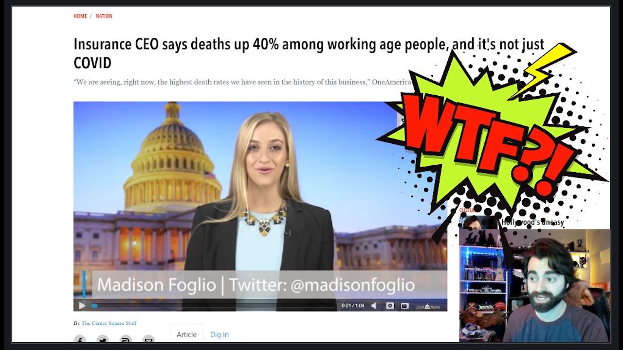 WTF! U.S. Death Rate INCREASED 40% Among Working Age Americans 18-64