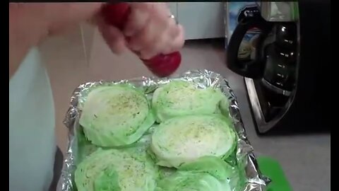 Garlic Roasted Cabbage Steaks