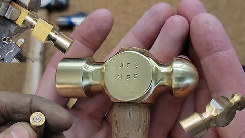 DIY Everything! Homemade Brass Ball Pein Hammer