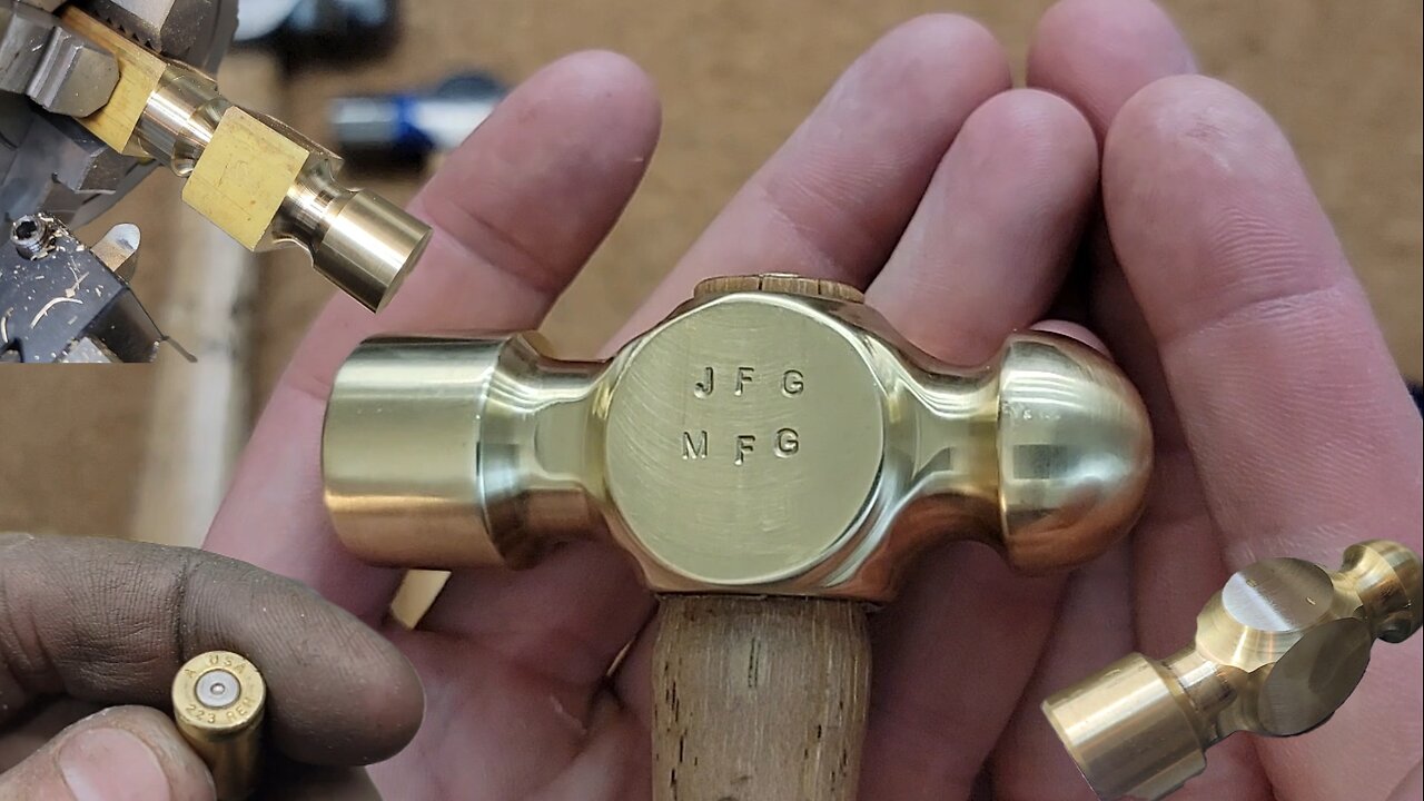 DIY Everything! Homemade Brass Ball Pein Hammer