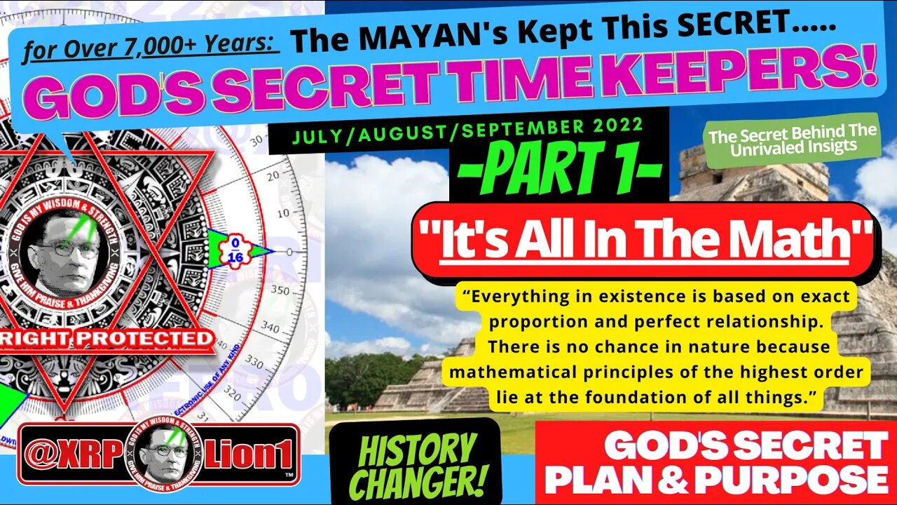 TRUTHPart1: Intro to How GOD HID HIS SECRET within the MAYAN Calendar to SHOW it Ended 12/20/20