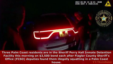 3 charged after being found squatting in Palm Coast home