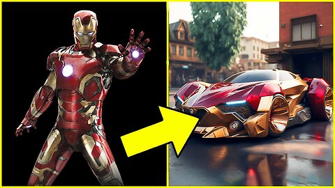 AVENGERS, IRON MAN but SUPERCARS 💥 All Characters