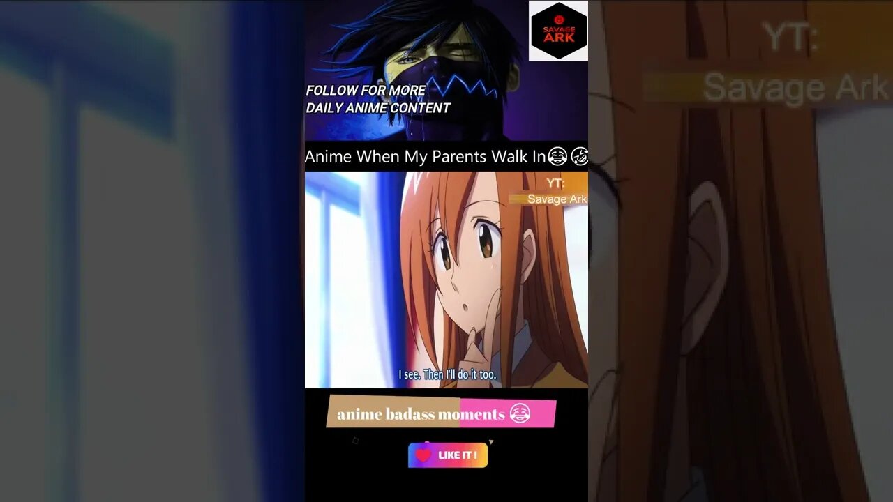 anime when my parents walk inπ³π