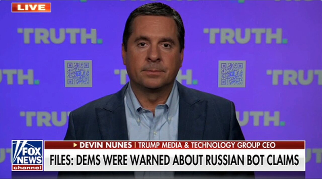 Nunes: Russia Hoax was ‘beginning of the end’ for Big Tech