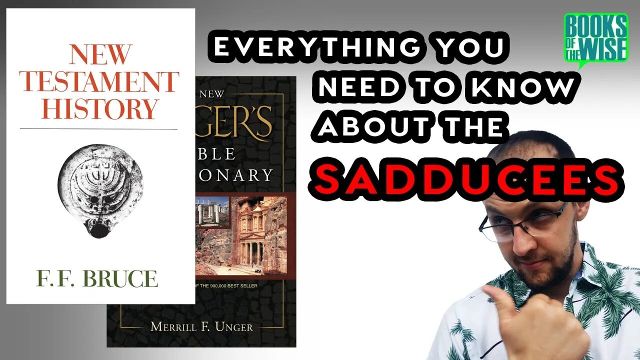 Who were the Sadducees? A comprehensive, historical, analysis!