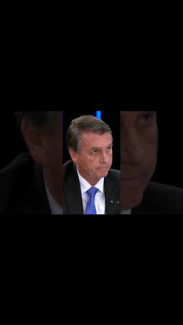 Bolsonaro diz que Willian Bonner esta mentindo.
