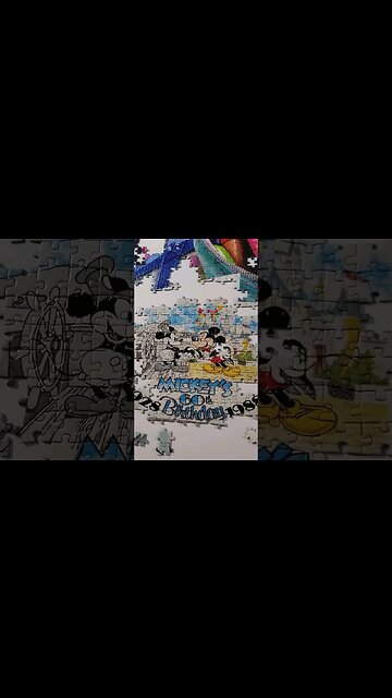 Almost done with the 80s Section! #puzzles #puzzle #disney #shorts #mickeymouse