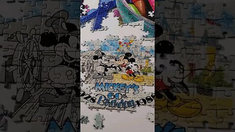 Almost done with the 80s Section! #puzzles #puzzle #disney #shorts #mickeymouse