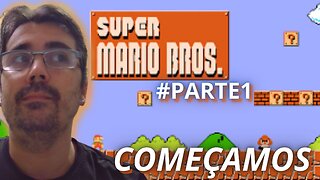 SUPER MARIO BROS 1 (NINTENDO 8 BITS) JOGANDO ATÉ ZERAR - VAMOS COMEÇAR O PRIMEIRO MARIO