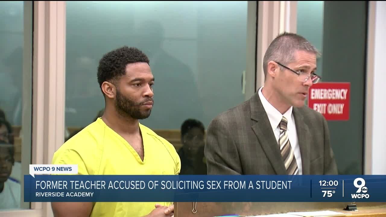 Former teacher accused of soliciting sex from student