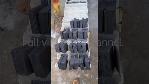 Lead acid battery plates