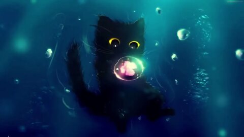 Lively Wallpaper - Underwater Kitten