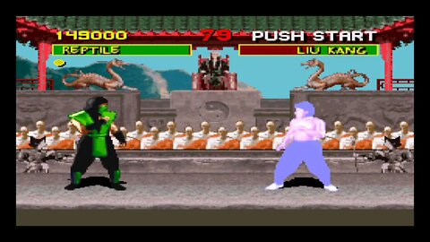 Mortal Kombat Champion Edition Play as Reptile (Snes) On Raspberry Pi 3