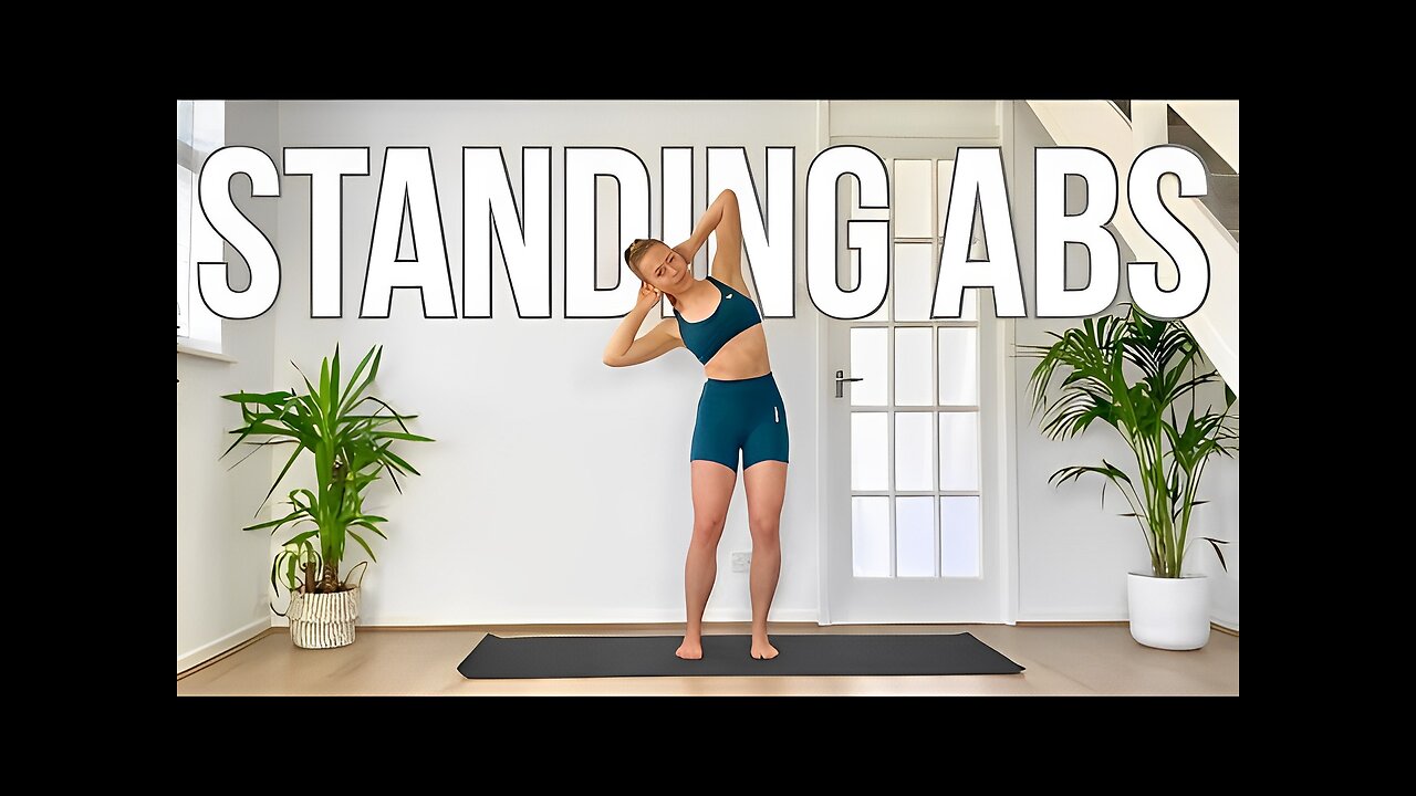 10 min STANDING ABS WORKOUT - No Equipment